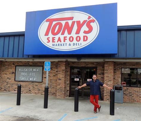 Tony's seafood - Tony's is famous for our Louisiana crawfish, which are seasonally available from late winter to early summer. Seafood availability will vary with the season. FAMILY OWNED & OPERATED. In 1959, Tony Pizzolato and Family established a small produce stand that grew to become Tony's Searood®, one of the largest seafood markets in the South. 